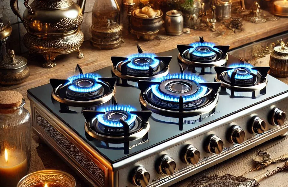 Fogão 5 Bocas Brastemp Mesa de Vidro Bivolt BFS5VCE