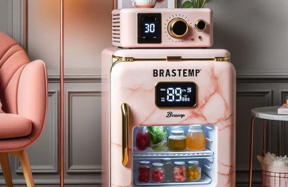 Frigobar Brastemp Retrô 76 Litros Rose Quartz - BRA08HO 110V