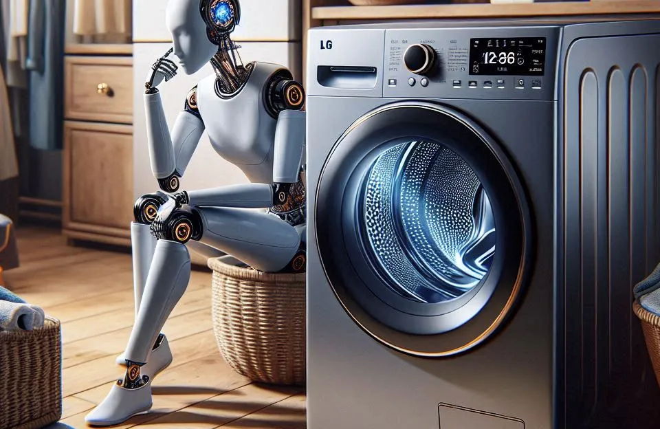Lava e Seca LG VC4 14kg com Inteligência Artificial AI DD
