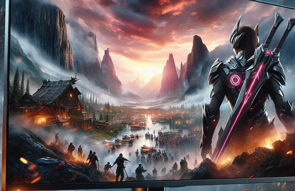 LG Monitor de Jogos UltraGear 4K UHD: 144Hz, G-SYNC, e HDR400