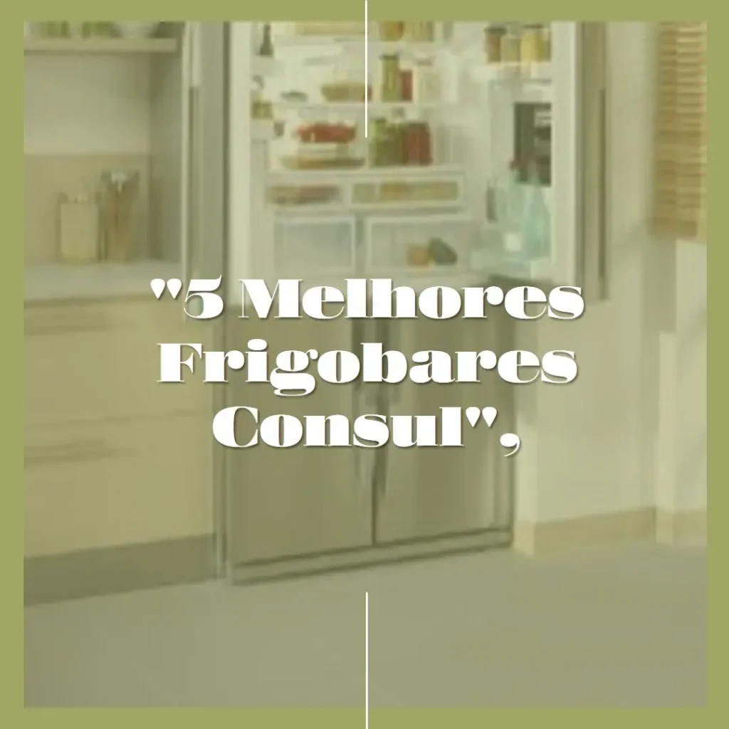 5 Melhores Modelos de frigobar consul retro