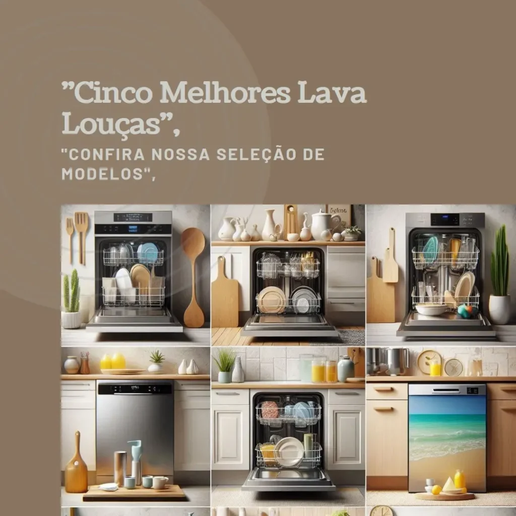 Cinco Melhores Modelos de lava loucas 8 servicos