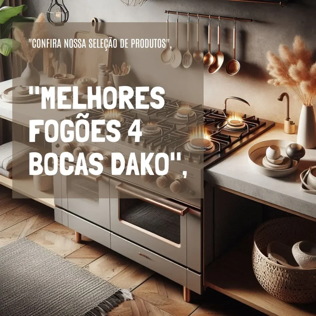 Melhores 5 fogao 4 bocas Dako