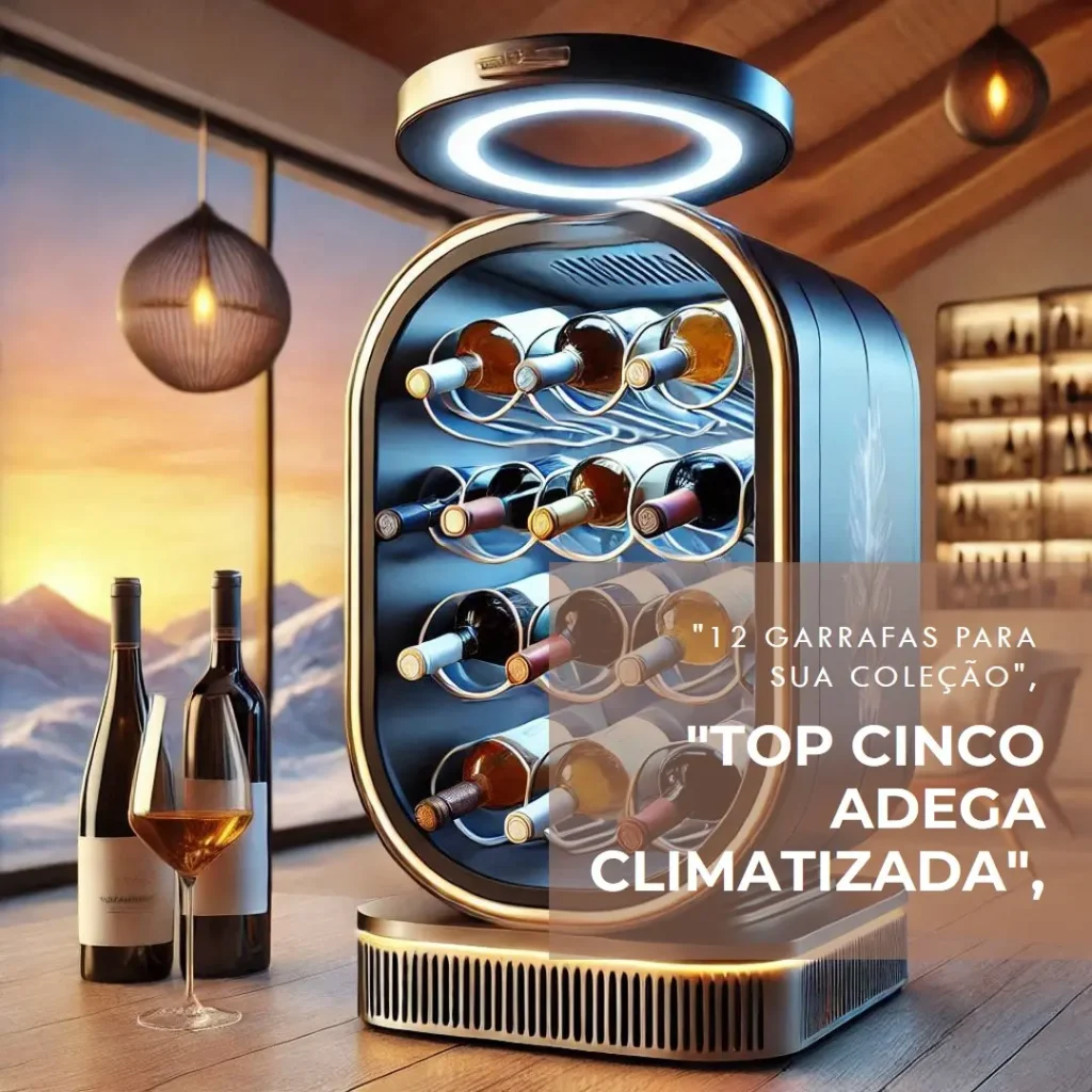 Top Cinco adega climatizada 12 garrafas
