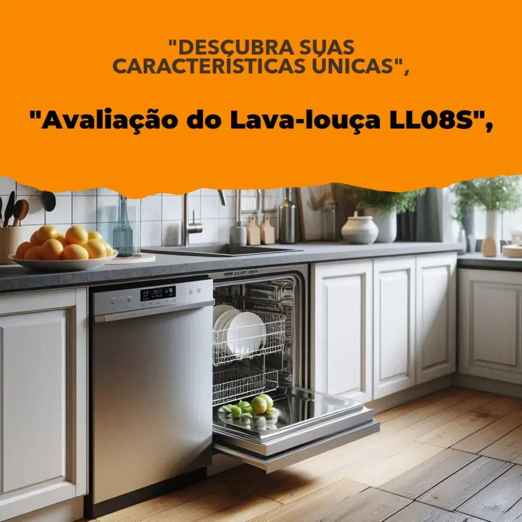 Lava-Louça LL08S Platinum 8 Serviços: Funcionalidade e Design Inovador