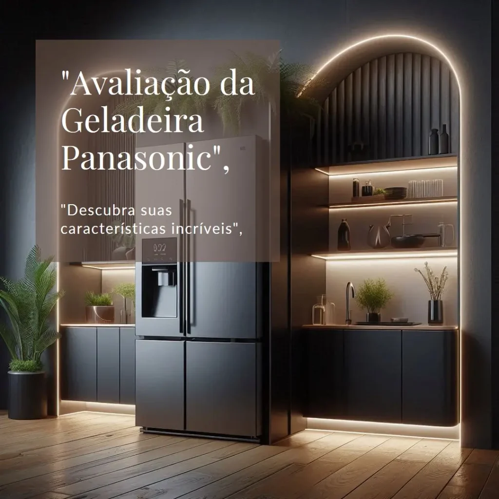Geladeira Panasonic A+++ Frost Free 387L: Eficiência e Design Moderno