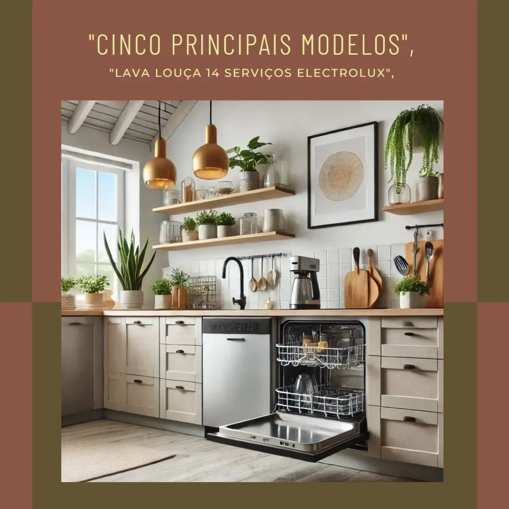 Cinco Principais Modelos de lava louça 14 serviços electrolux