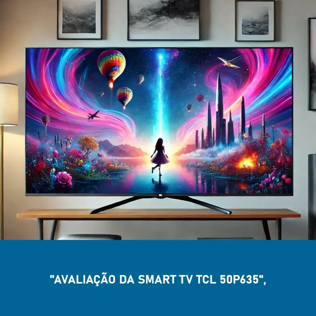 Smart TV LED 50" 4K UHD TCL 50P635 - Google TV, Wifi, HDMI