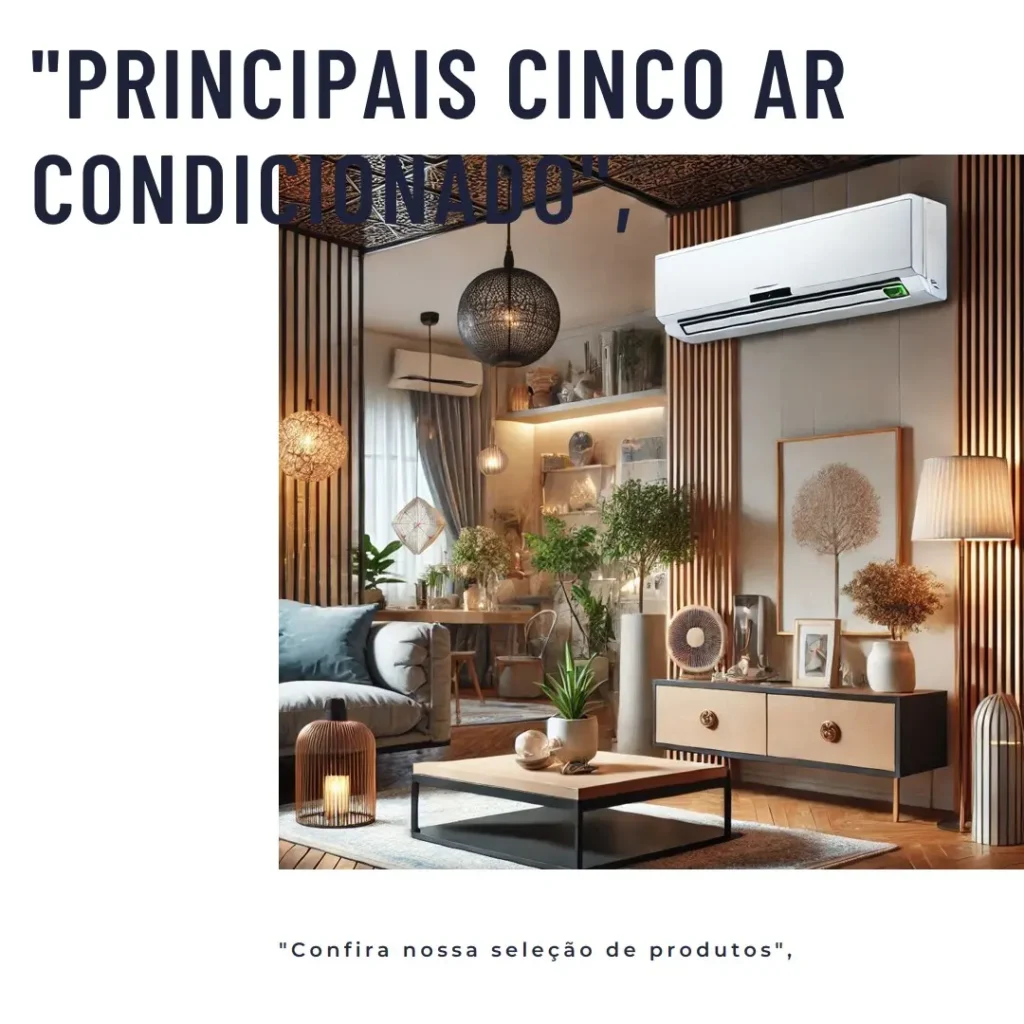 Principais Cinco  ar condicionado split inverter
