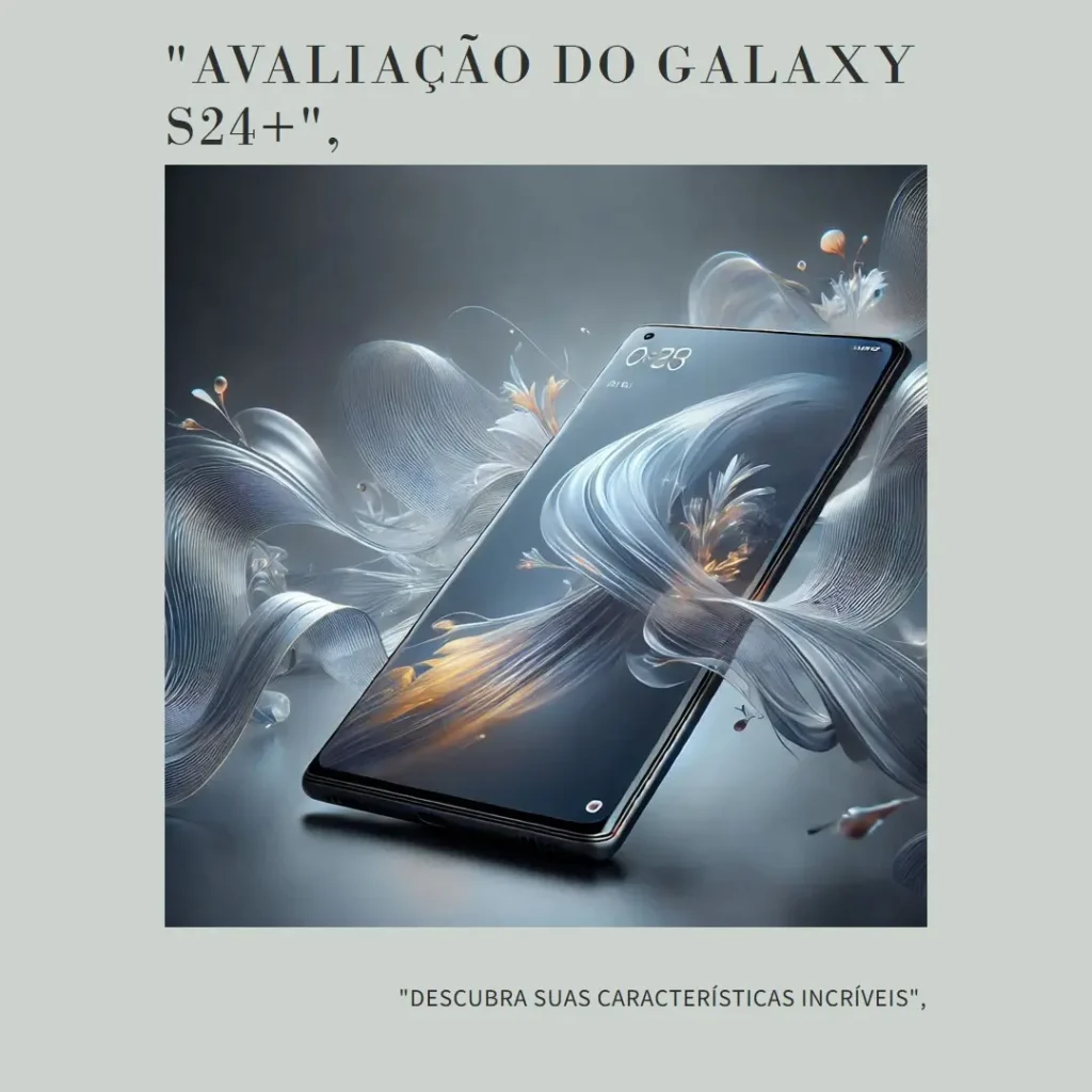 Smartphone Samsung Galaxy S24+: 12GB RAM, 256GB, 6.7" Tela Infinita