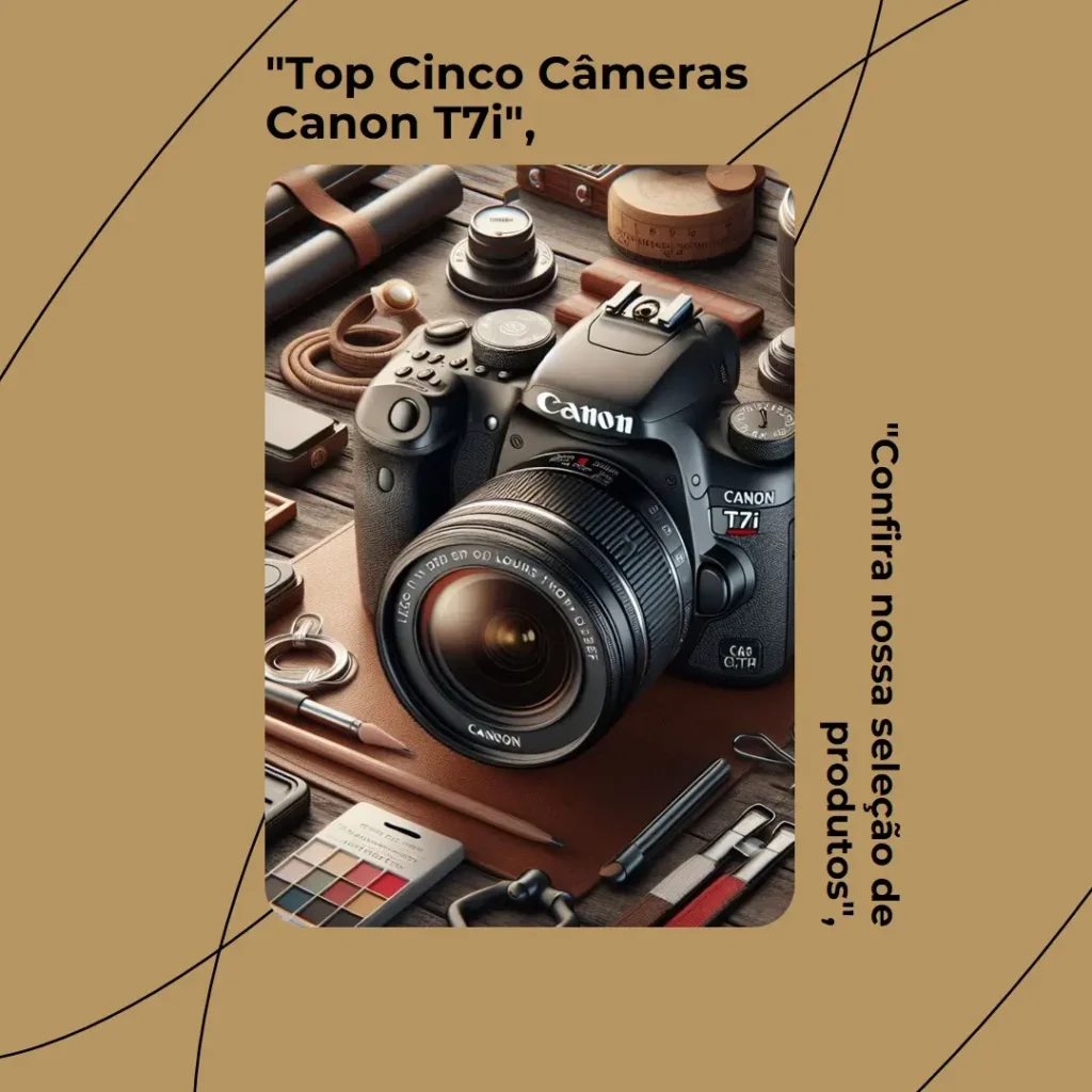 Top Cinco Canon t7i dslr camera