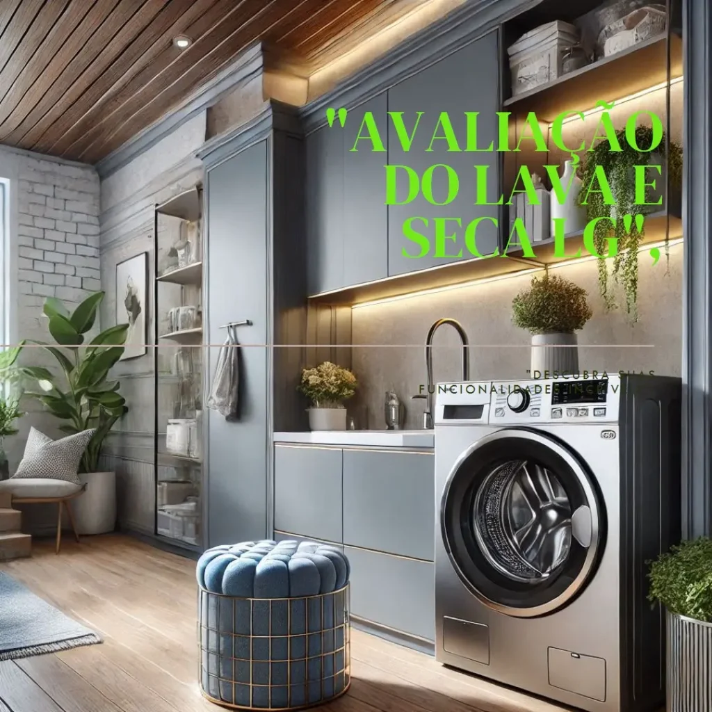 Lava e Seca Smart com Inteligência Artificial AIDD 12Kg LG VC5 CV3012WC5