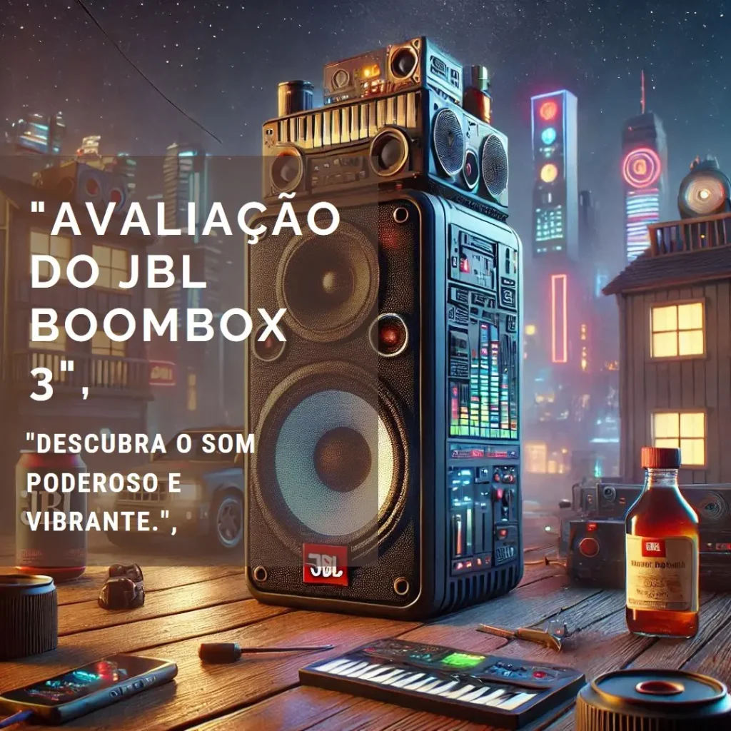 JBL Boombox 3: Som Potente, Conectividade Wi-Fi e Bluetooth