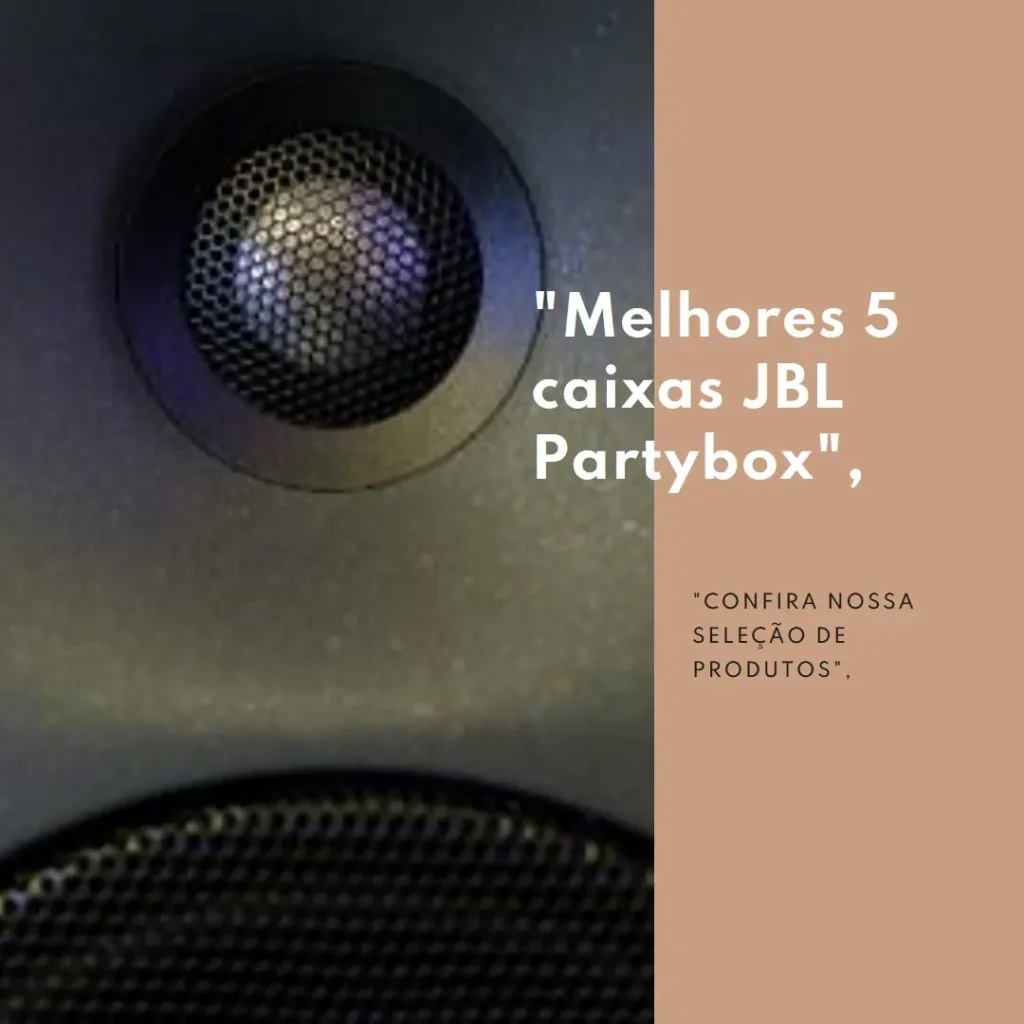 Melhores 5 caixa JBL partybox 110