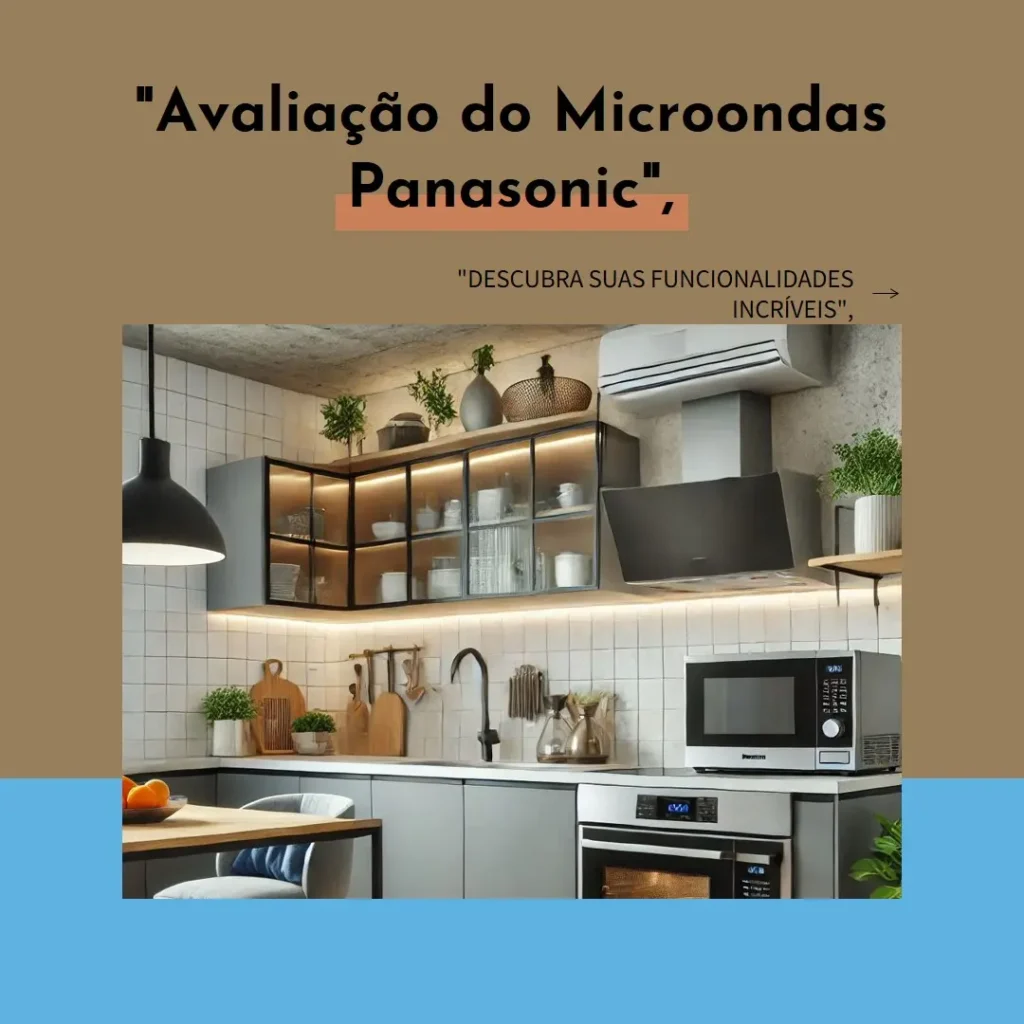 Microondas Air Fryer Panasonic 30L com Grill 4 em 1