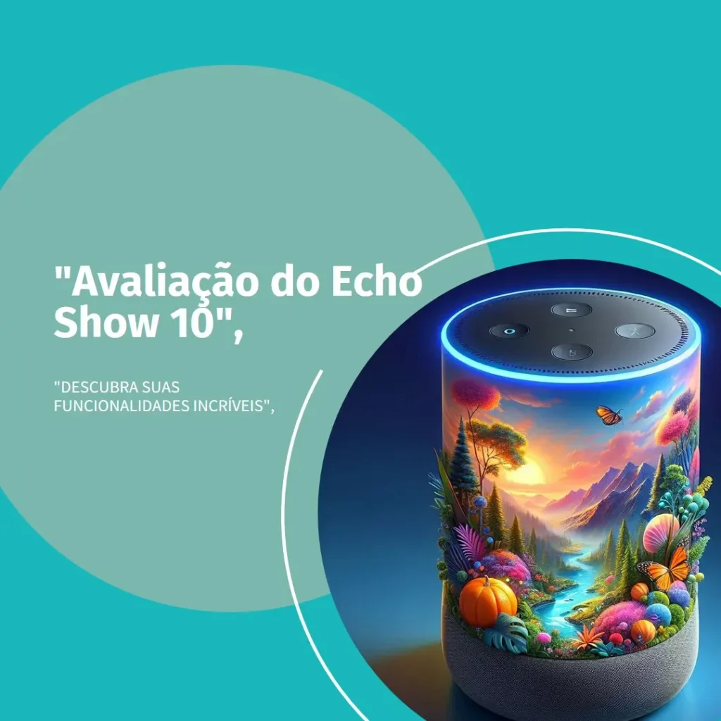 Echo Show 10: Smart Display HD com Movimento e Alexa