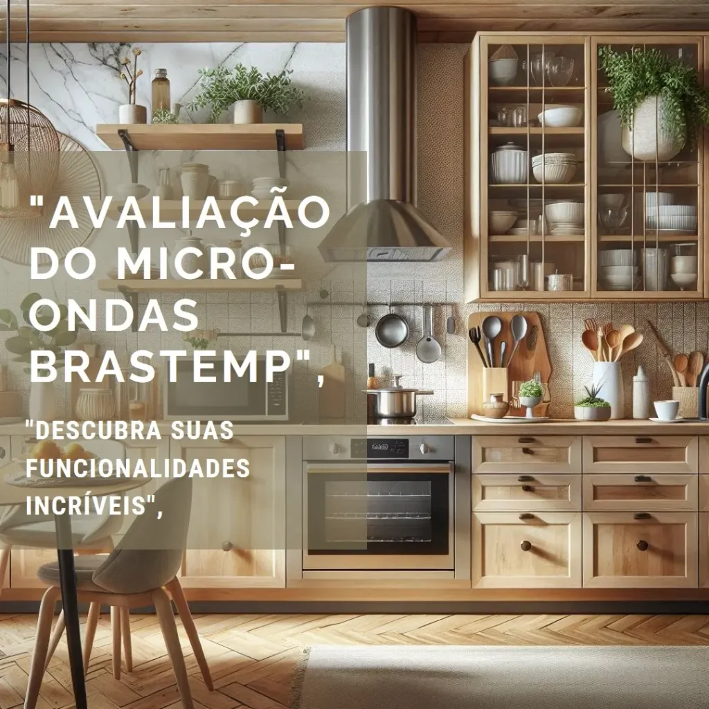 Micro-ondas Brastemp de Embutir 32 Litros com 18 Receitas Pré-Programadas