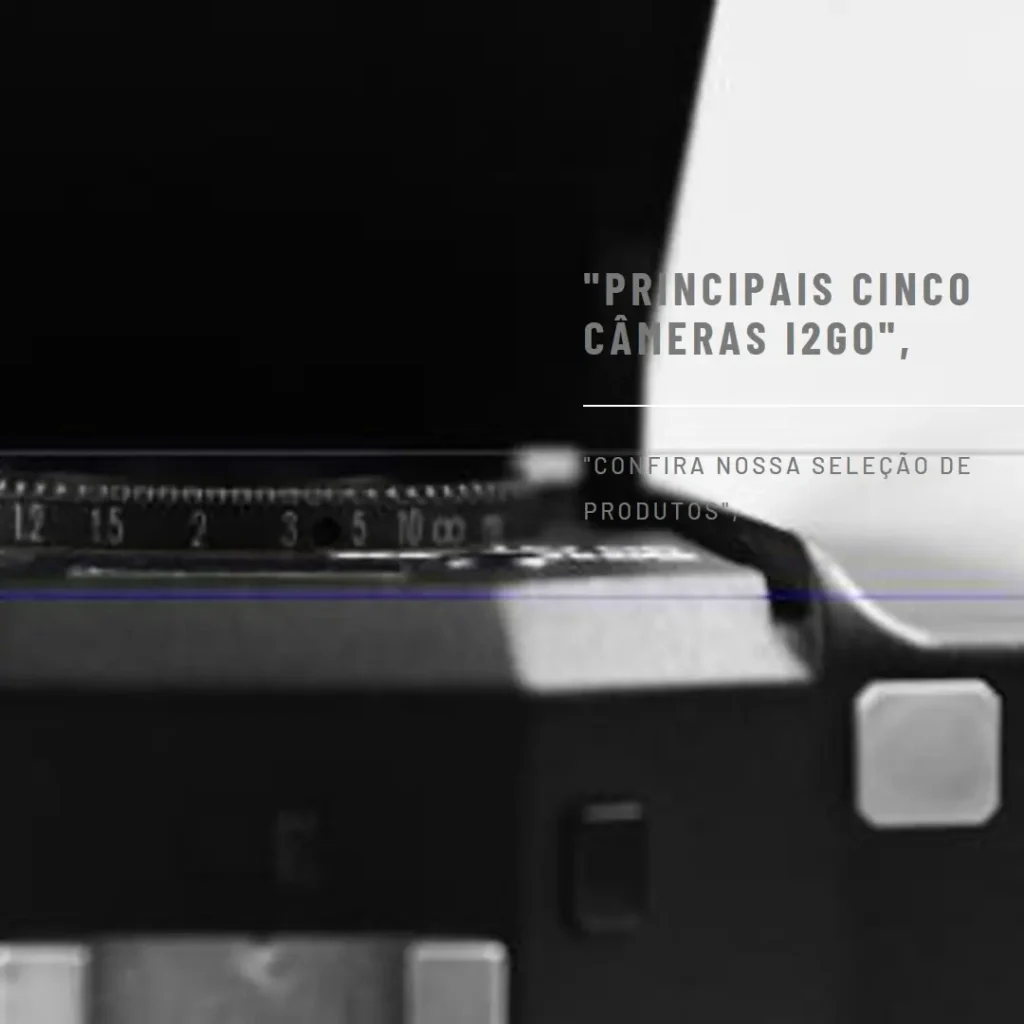 Principais Cinco câmera i2GO