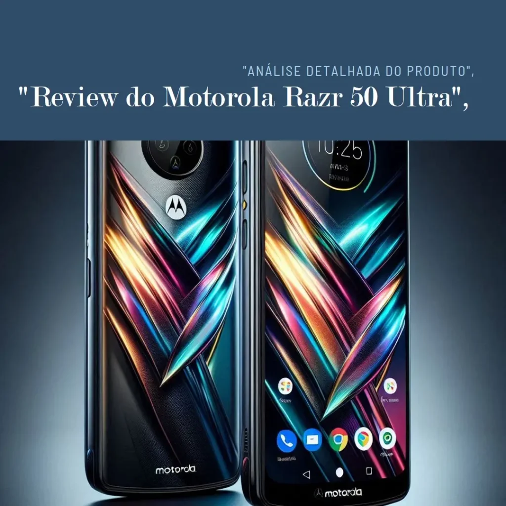 Smartphone Motorola Razr 50 Ultra: Tela dobrável 6,9" e 24GB de RAM Boost