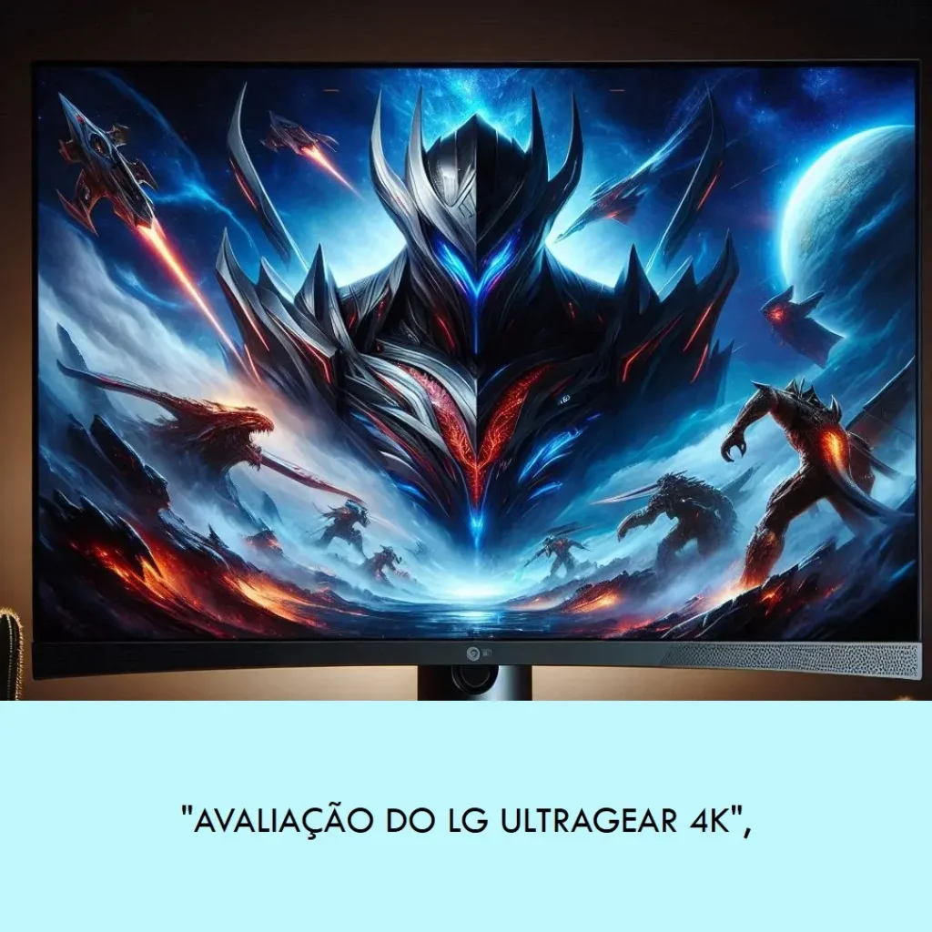 LG Monitor de Jogos UltraGear 4K UHD: 144Hz, G-SYNC, e HDR400