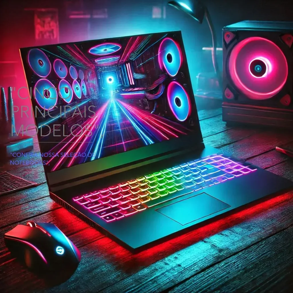 Cinco Principais Modelos de notebook gamer rtx
