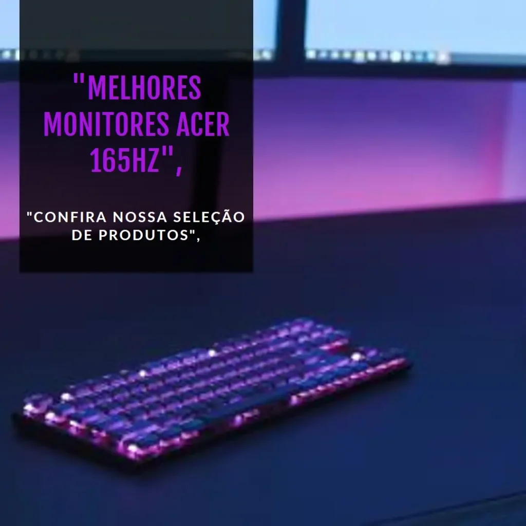 Melhores 5 monitor Acer 165hz
