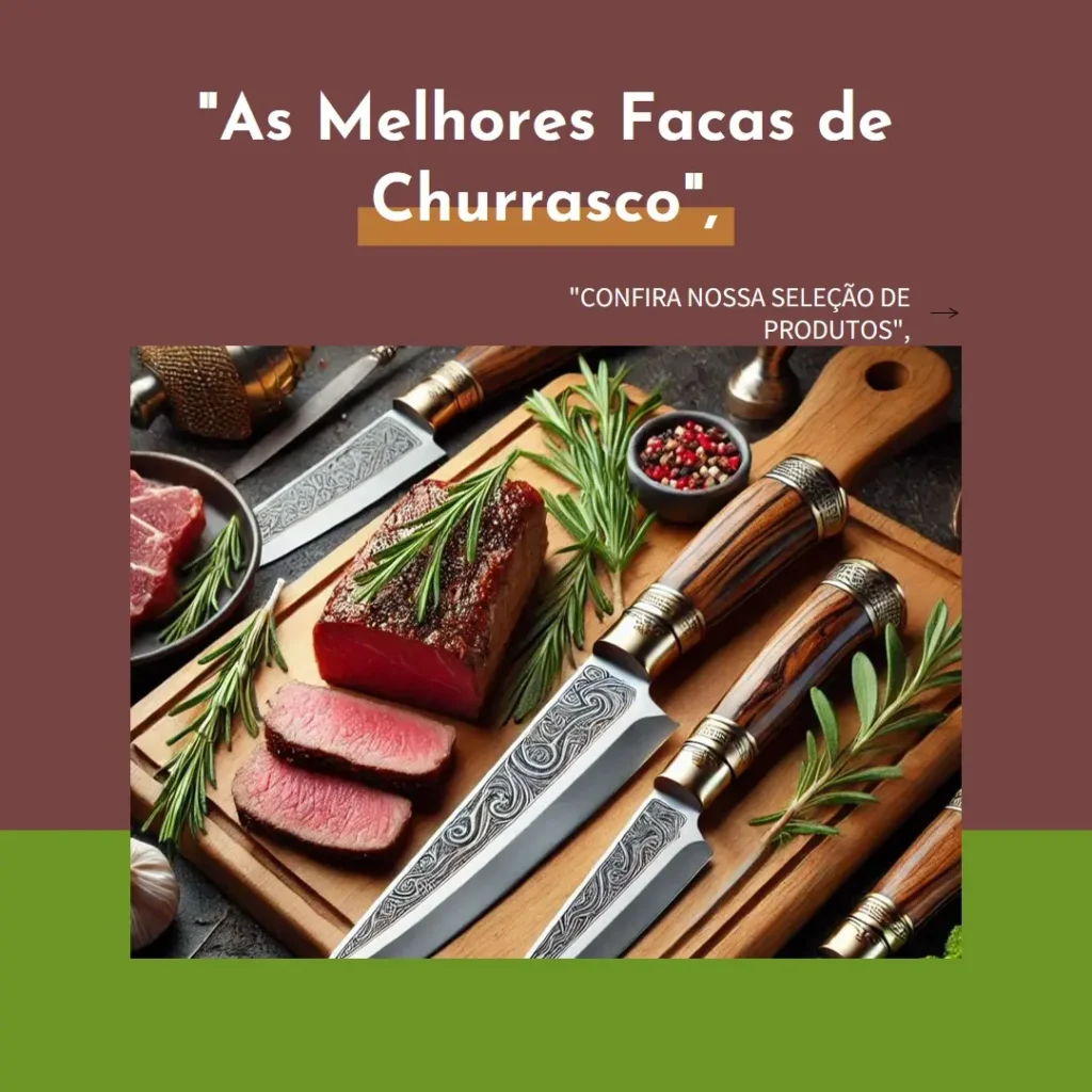 Principais Cinco facas para churrasco tramontina