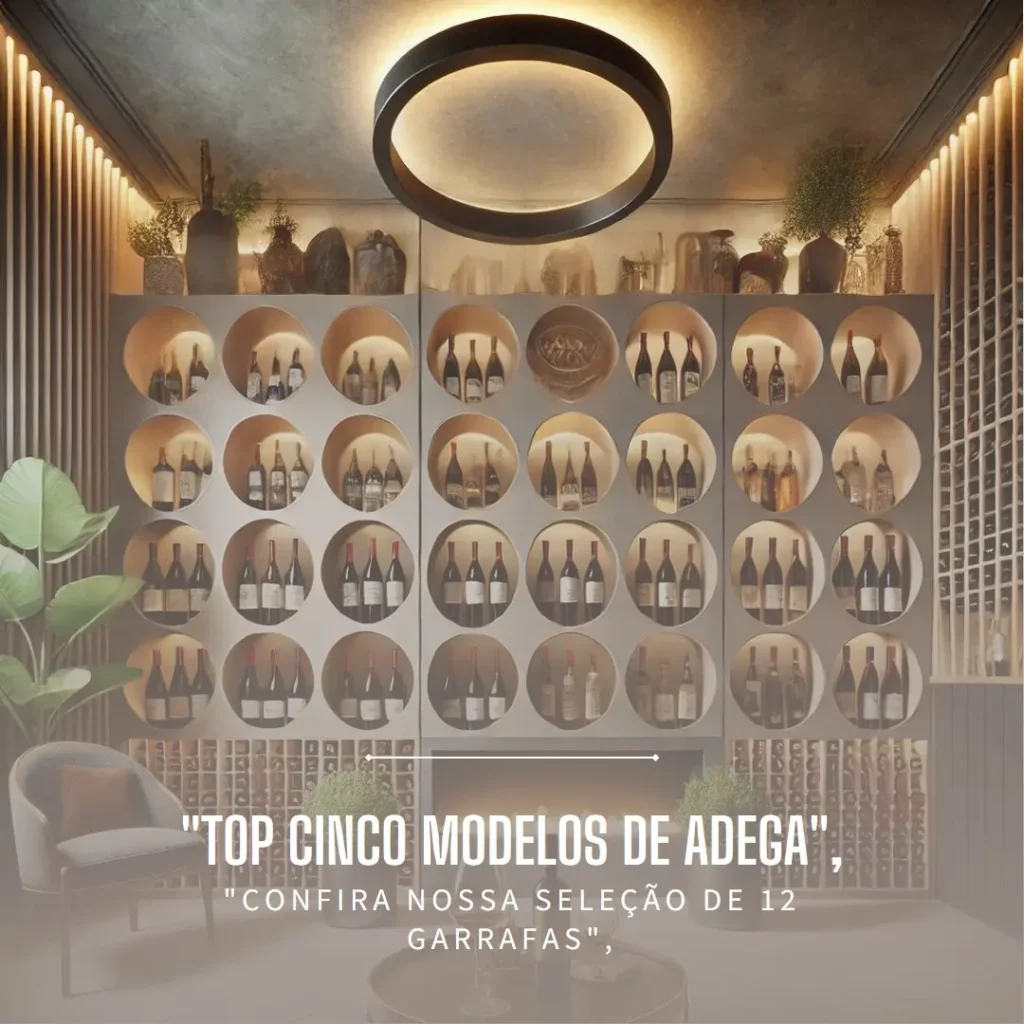 Top Cinco Modelos de adega de vinho 12 garrafas