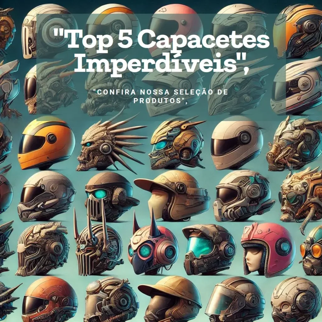 Top 5 Opções de Capacetes