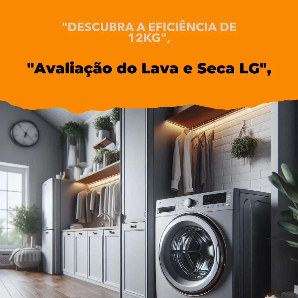 Lava e Seca Smart com Inteligência Artificial AIDD 12Kg LG VC5 CV3012MC5
