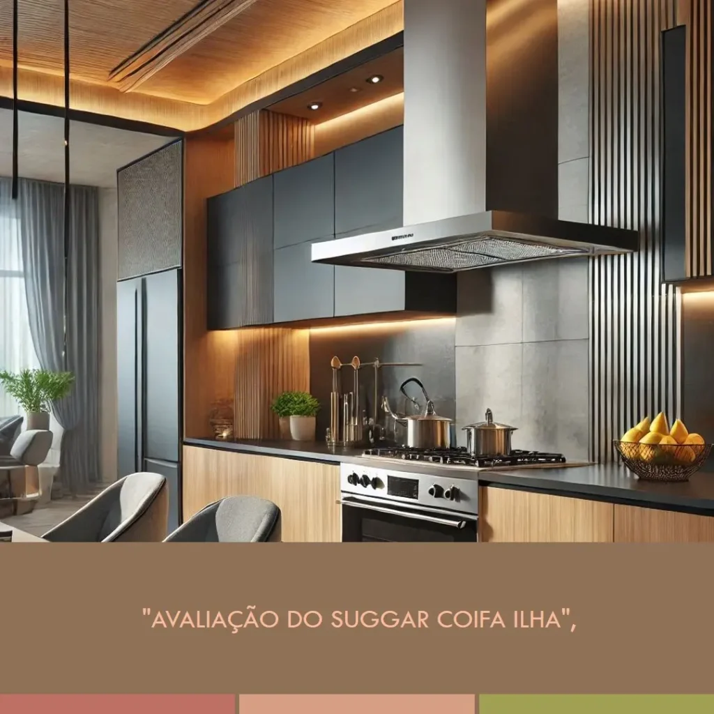Suggar Coifa Ilha Redonda Quartzo Inox 35cm 110V TP3521IX: Potência e Design Moderno