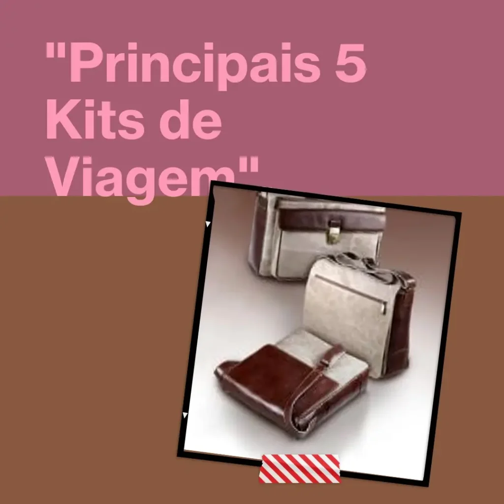 Principais 5  kit malas de viagem