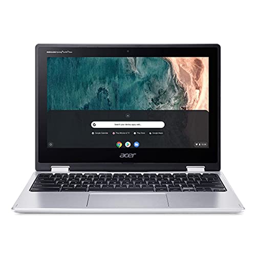 Acer Chromebook rotação 311 Laptop Convertible, Intel Celeron N4020, 11.6" HD Touch, 4GB LPDDR4, 32GB eMMC, Gigabit Wi-Fi 5, Bluetooth 5.0, Google Chrome, CP311-2H-C679