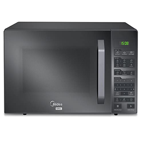 Micro-ondas 35L Grill Prata Espelhado Midea 127V