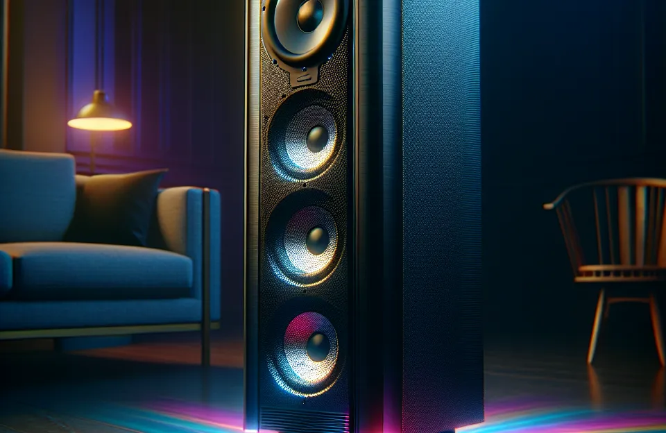 Torre de Som AIWA T2W-02: Som Potente e Iluminação RGB