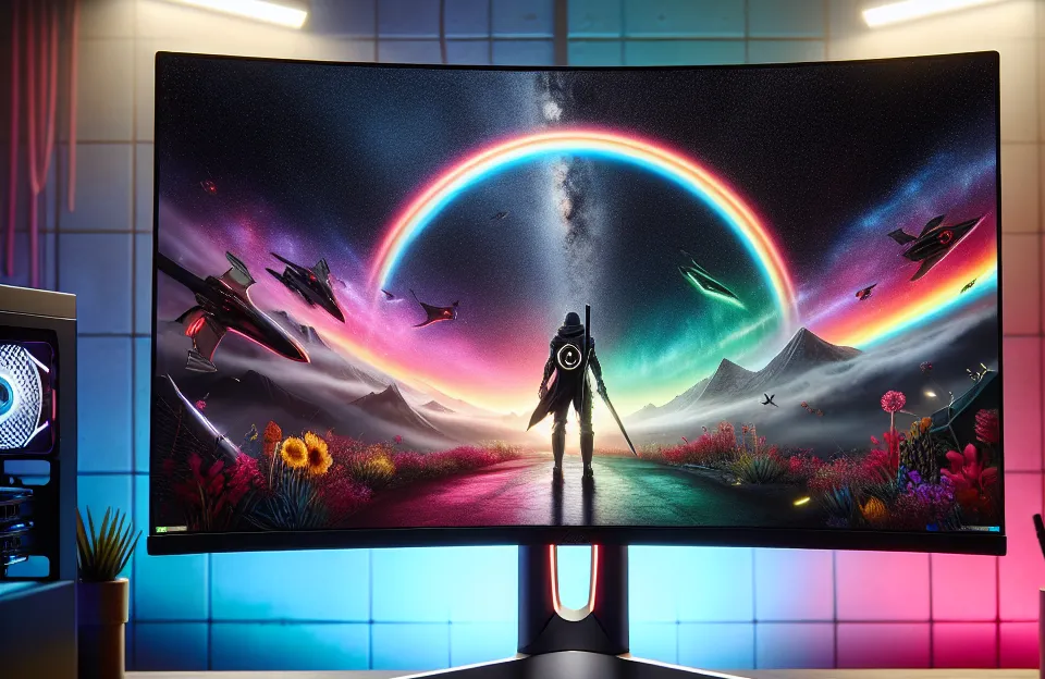 Monitor Gamer Samsung Odyssey 24" FHD 165Hz 1ms com Ajuste de Altura