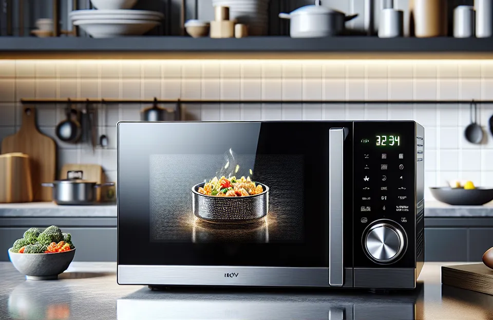Microondas Air Fryer Panasonic 30L NN-CD89NBRUN 110V: Funções 4 em 1 para sua Cozinha