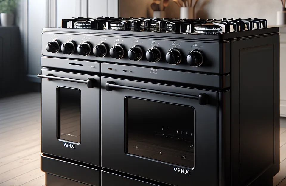 Fogão 6 Bocas Venax Delplus Vitreo Bl Preto Fosco Gas GLP: Praticidade e Estilo na Sua Cozinha