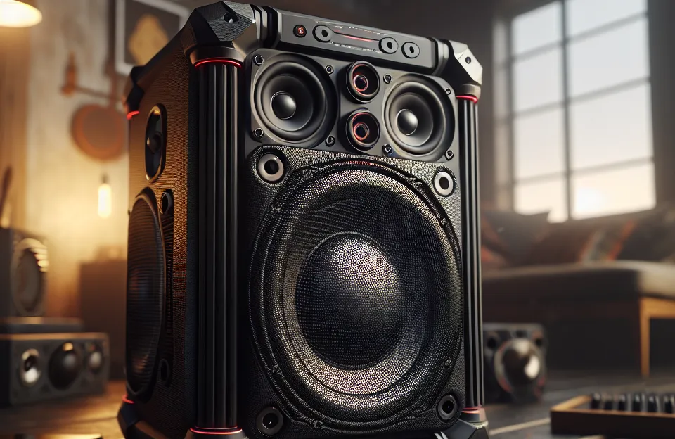 Caixa Acústica LG Xboom RNC5: Graves Potentes e Conectividade Versátil
