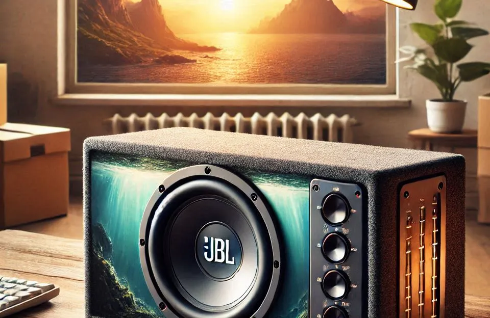 Caixa Ativa Amplificada JBL SW68A-MS Subwoofer Slim 100W RMS