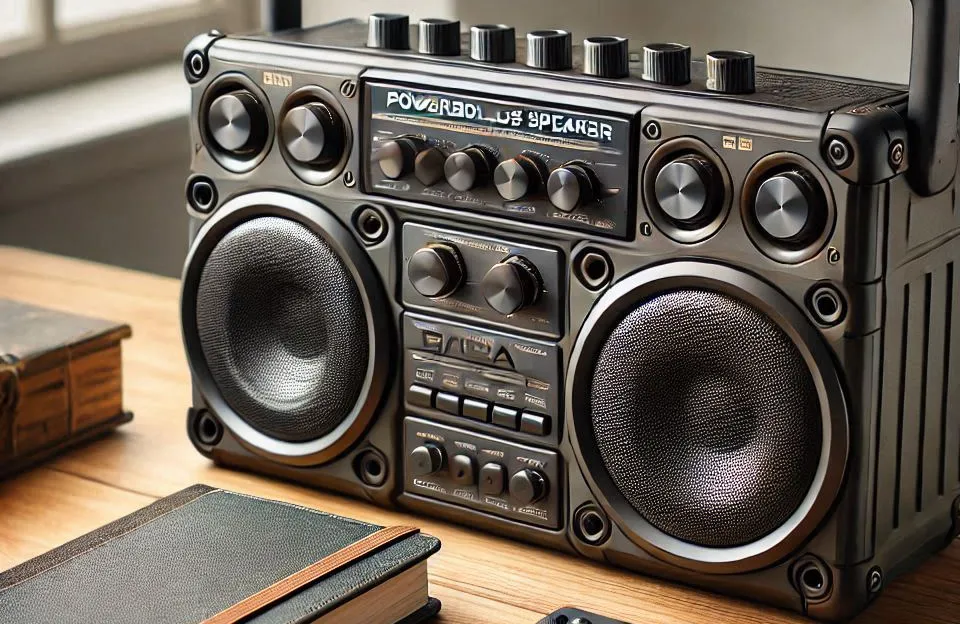Caixa de Som Boombox Plus AIWA BBS-01-BG: Potência e Durabilidade em um Só Produto