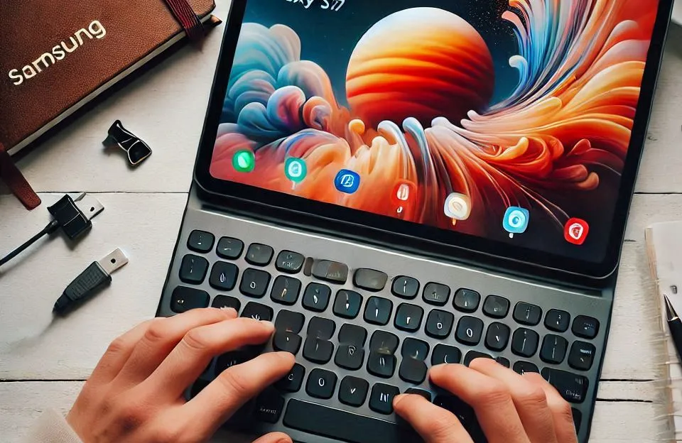 Webookers WB Capa com Teclado para Samsung Galaxy Tab S7 FE