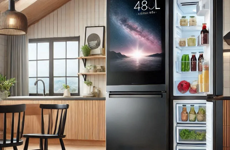 Geladeira Panasonic Frost Free 480L A+++ Black Glass NR-BB71GVFB