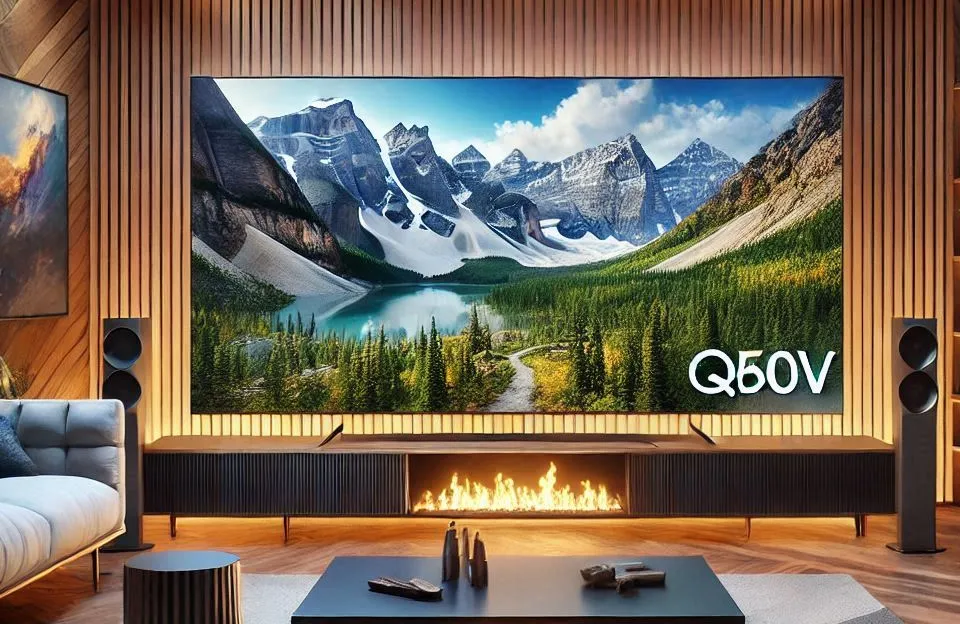 Samsung Smart TV 75" QLED 4K Q60D: Tecnologia e Design Sofisticados