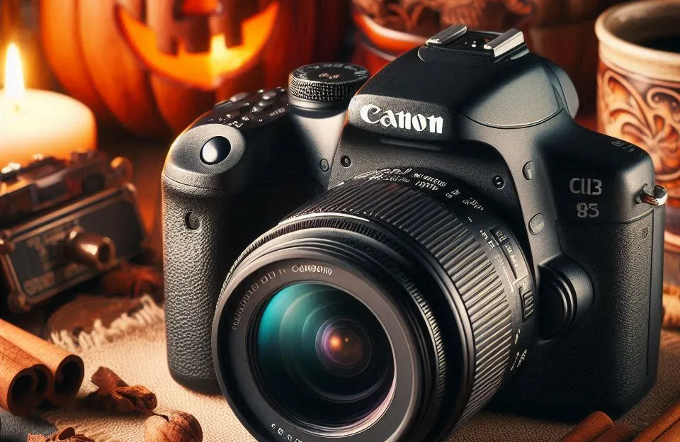 Câmera Canon SL3 DSLR com 24.1MP e Gravação Full HD