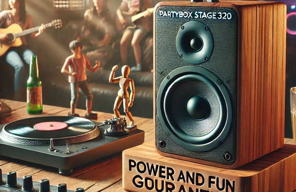 Caixa de Som Portátil Partybox Stage320: Potência e Diversão Garantida