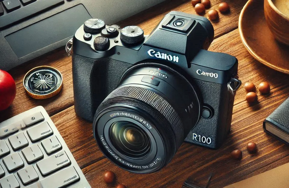 Câmera Digital Canon R100 18-45 IS STM: Tecnologia e Simplicidade em um Só Produto