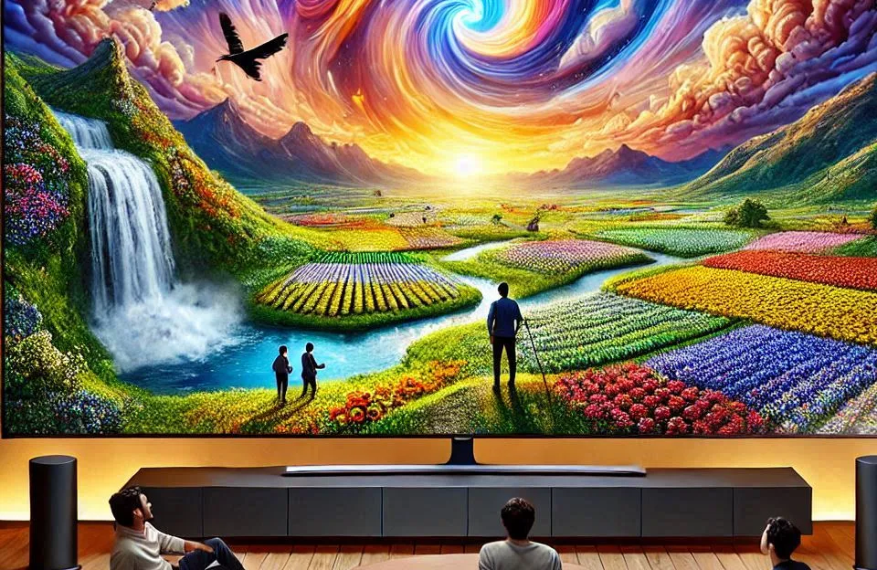 Samsung Smart TV 55" QLED 4K com Tecnologia de Pontos Quânticos