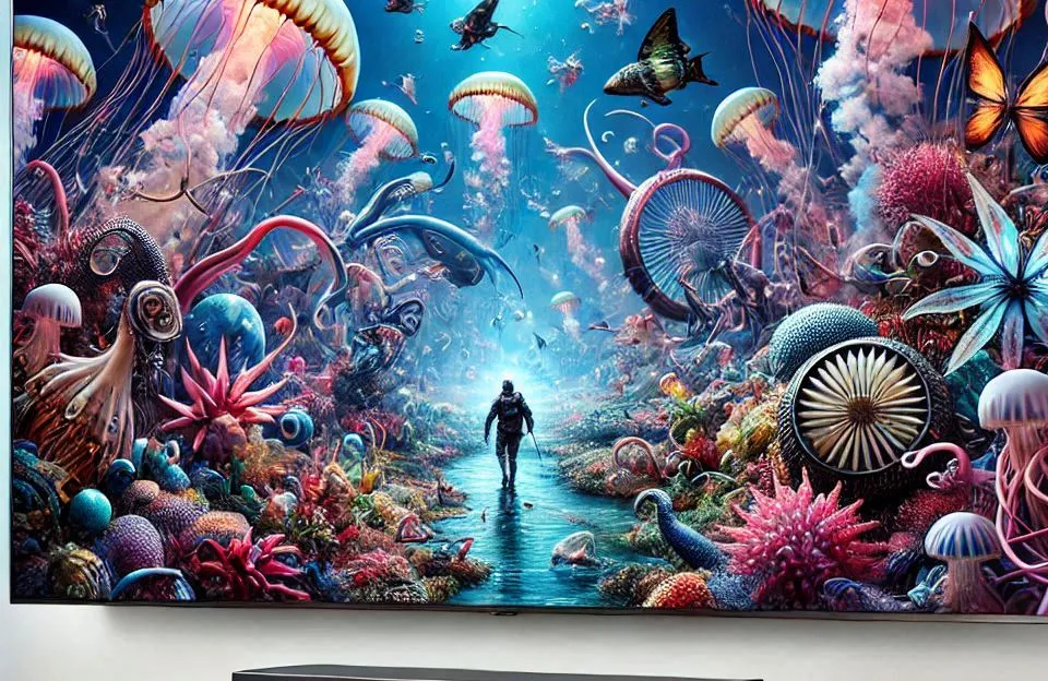 Samsung Smart TV 58" UHD 4K: Tecnologia e Imersão em Sua Sala
