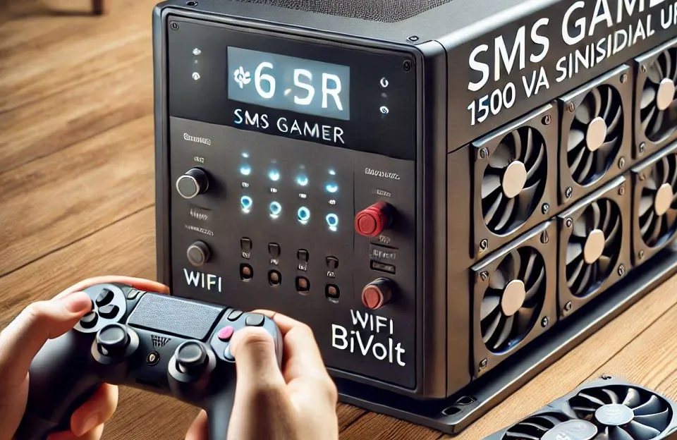 Nobreak SMS Gamer 1500 VA Senoidal - WiFi Bivolt